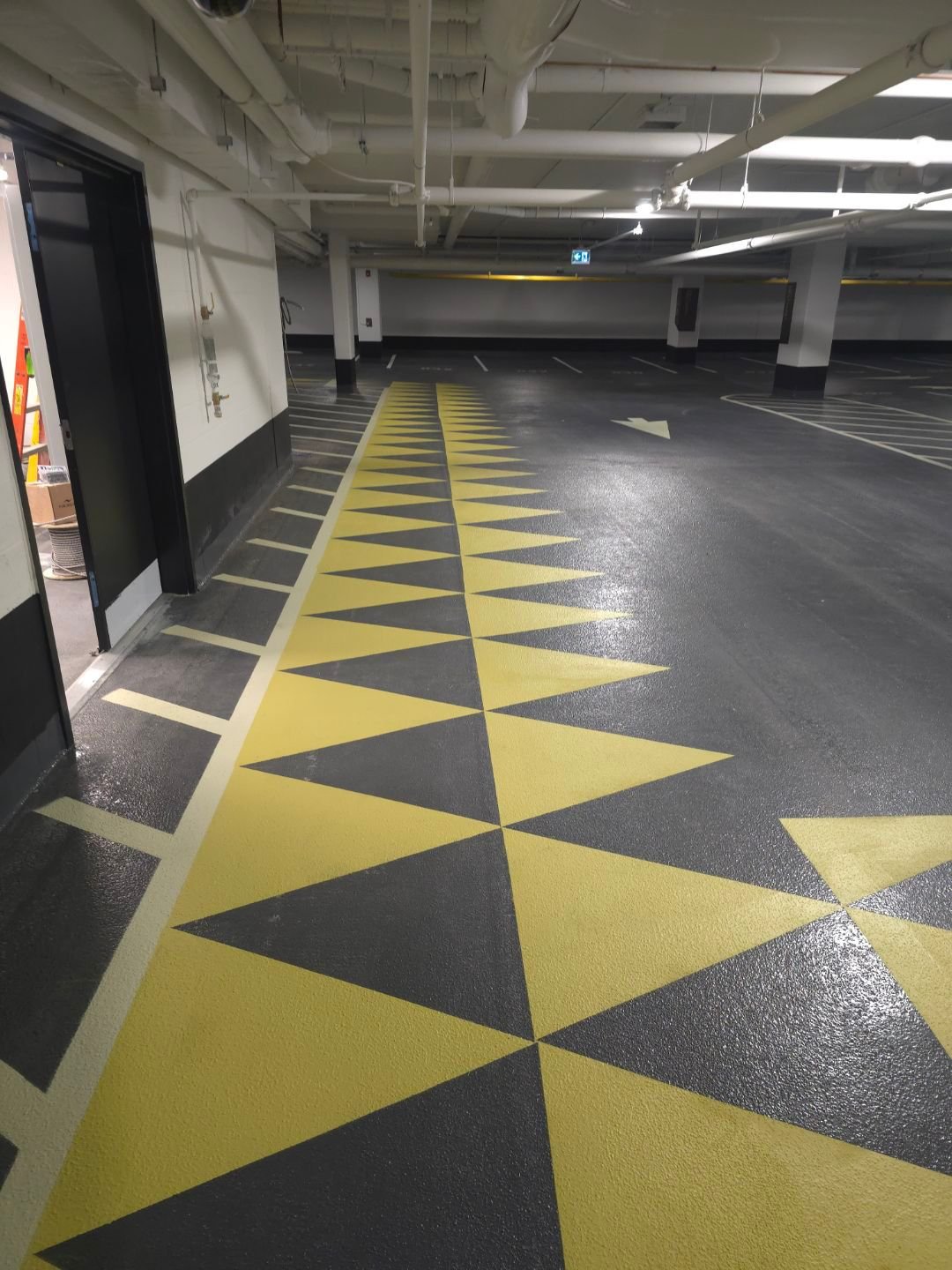 Custom specialty floor marking