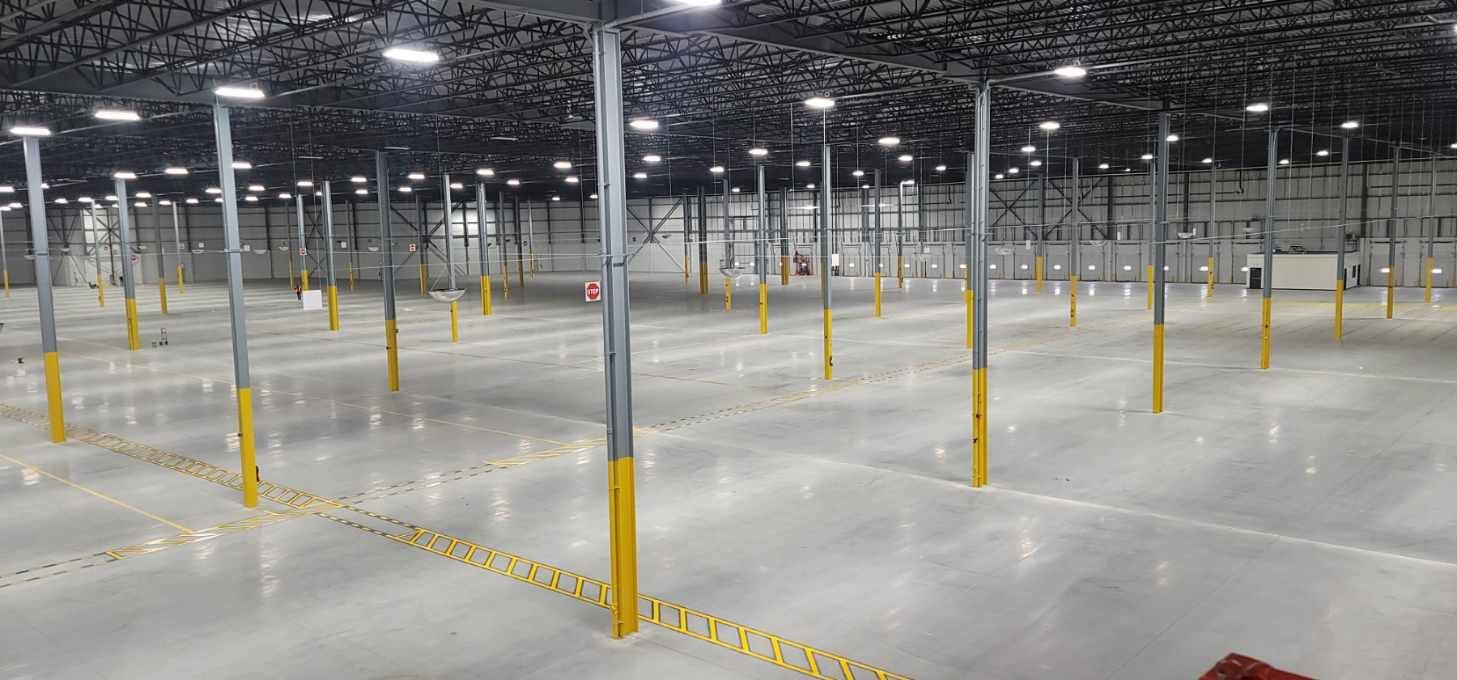 Large warehouse safety line project