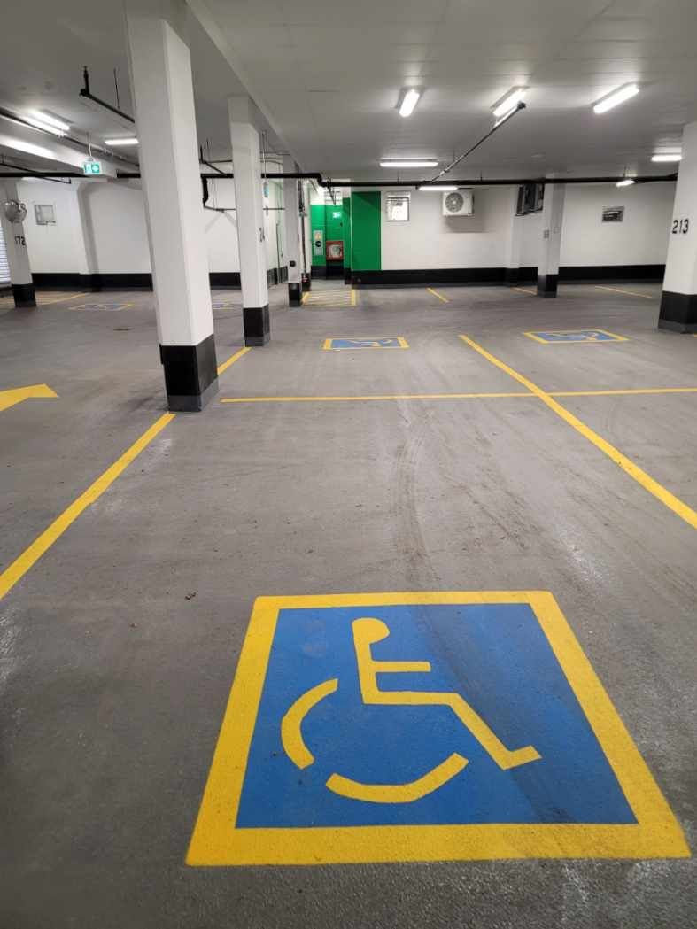 Professional surface marking project